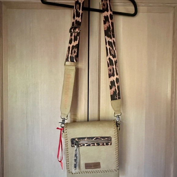 Montana West Light Tan Crossbody Bag - Picture 1 of 5